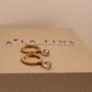 Tear Drop Gold Earrings