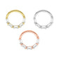 Baguette Gold Clicker Piercing