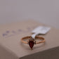 Drop Ruby Diamond Ring