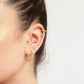 Chain Diamond Gold Earrings