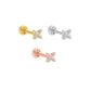 Clover Floral Gold Piercing