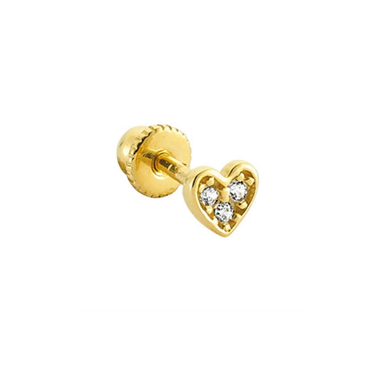 Heart Tiny Gold Piercing
