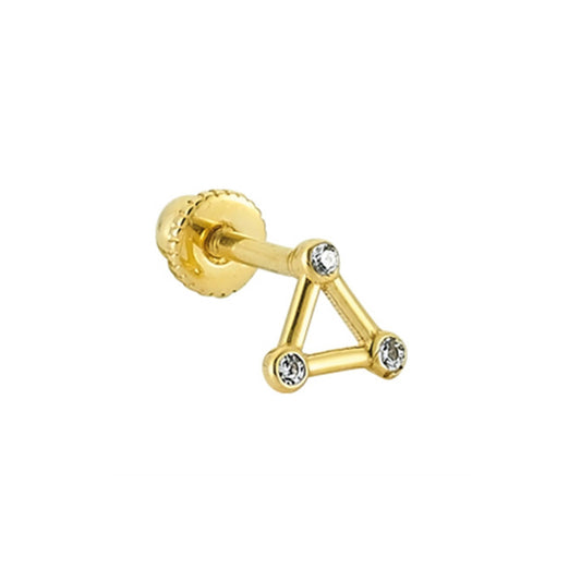 Triangle Gold Piercing