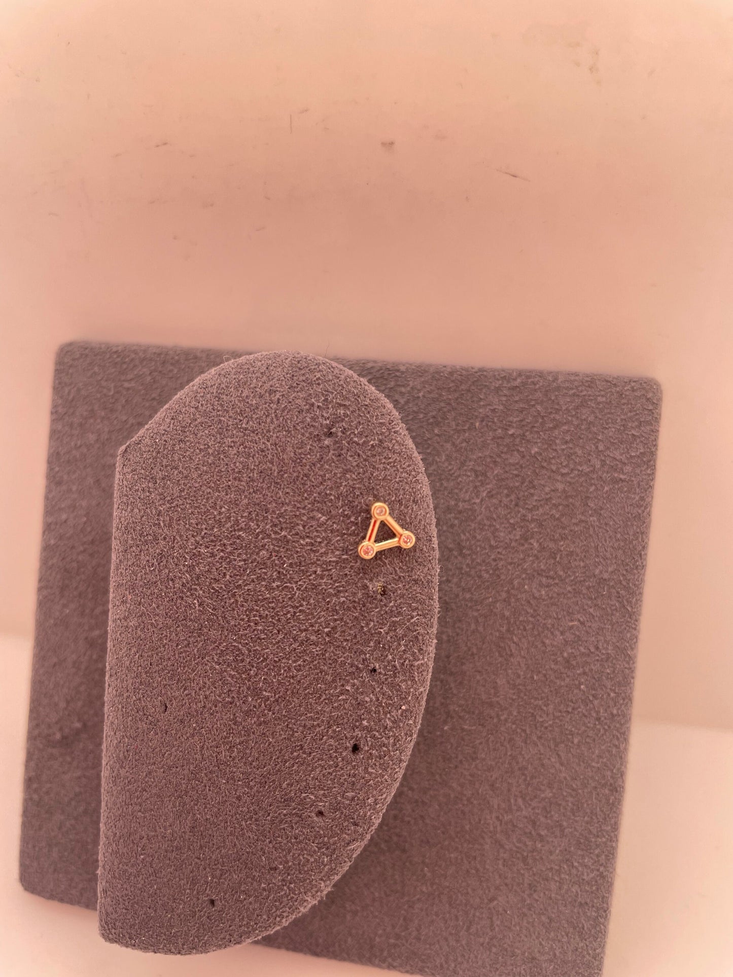 Triangle Gold Piercing