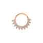 Diamond Gold Clicker Piercing