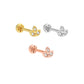 Triple Dot Gold Piercing