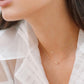 İnitial Monogram Double Chain Necklace