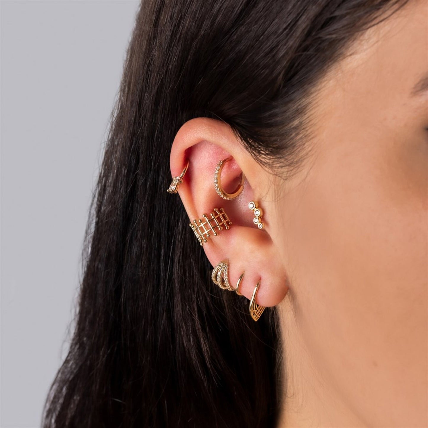Tiny Circle Gold Piercing