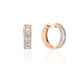 Baguette Diamond Gold Earrings