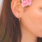 Baguette Mini Gold Earrings