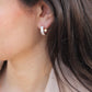 Baguette Diamond Gold Earrings