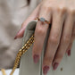 Squared Diamond Ring